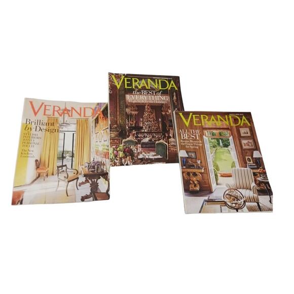 Lot Of 3 VERANDA Magazines 2016 Including HOLIDAY Issue March September November - Picture 6 of 11